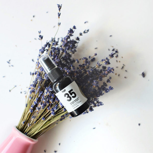 Spray for Yoga Mat 35 Bottle on Lavender Bunch