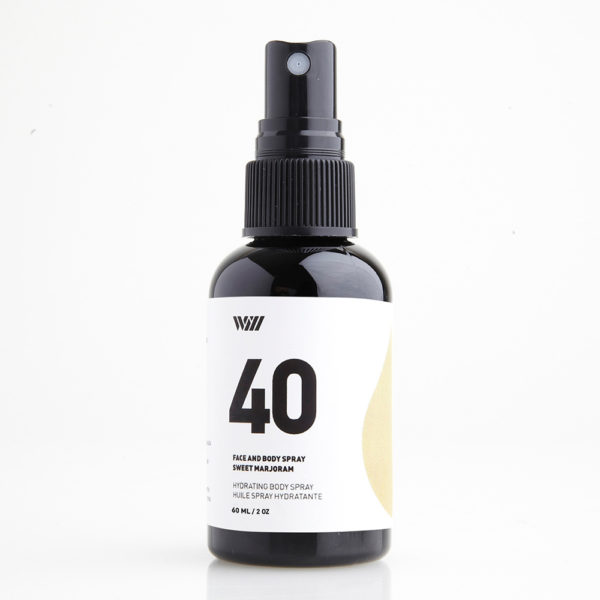40 Hydrating Face and Body Spray 60ml Labelled Bottle