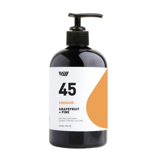 45 Energize 100% Natural Body Wash Made with Grapefruit and Pine