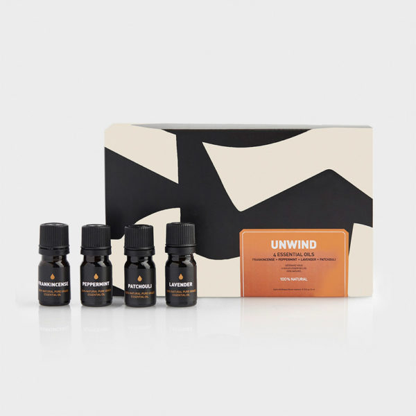 Unwind Essential Oil Set Set of Four by Way of Will
