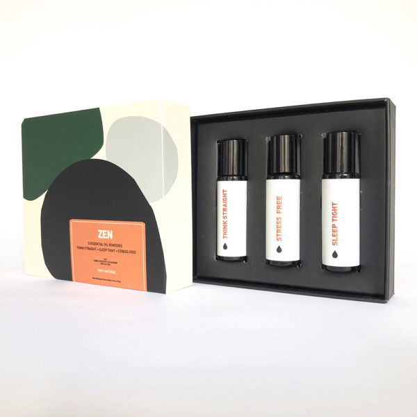 Essential Oil Zen Remedies Set in Box by Way of Will